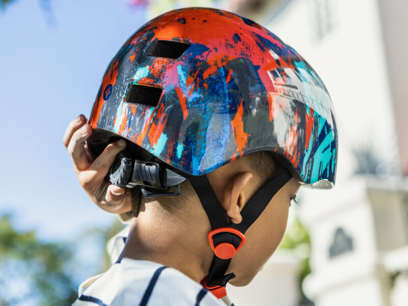 sunburst child multi-sport helmet